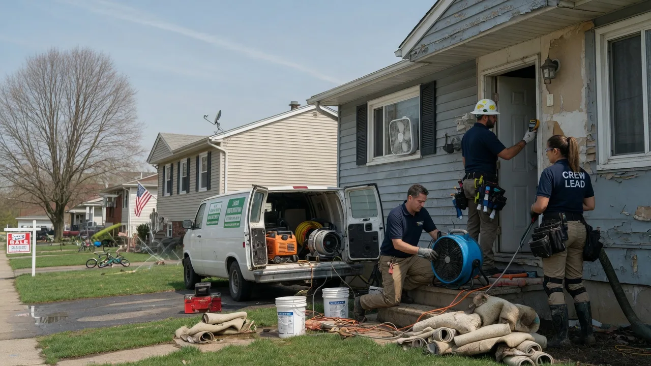Flood Cleanup in New Washington, OH near me