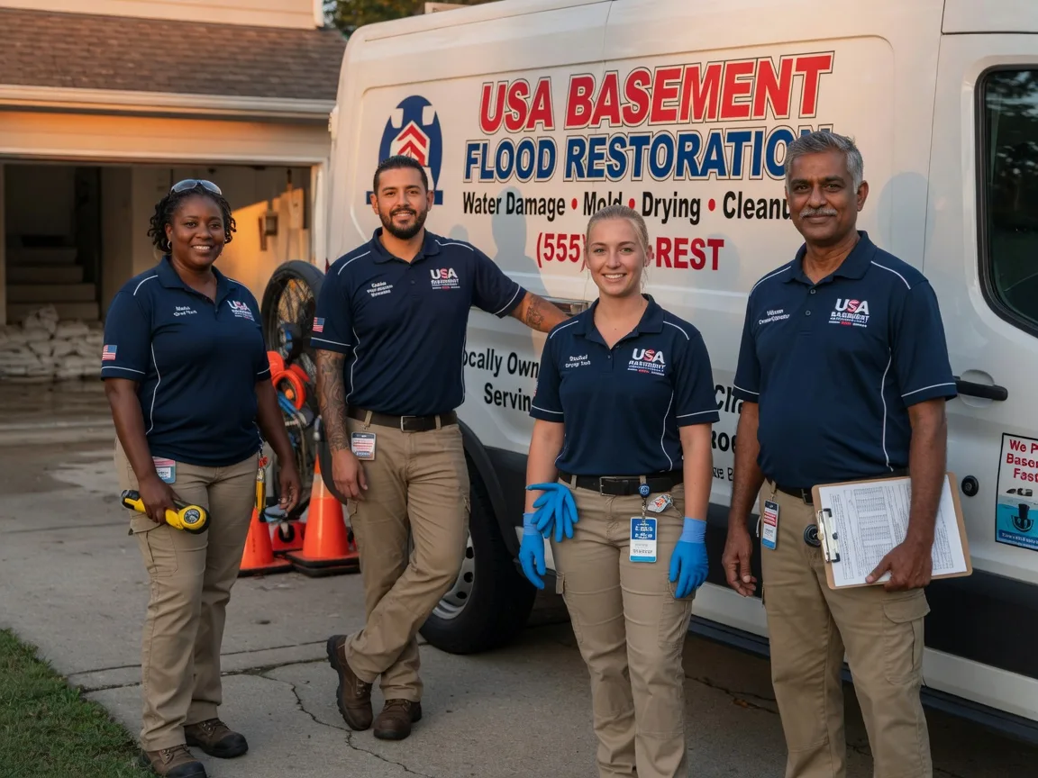 Basement Flood Cleanup company in New Washington, OH