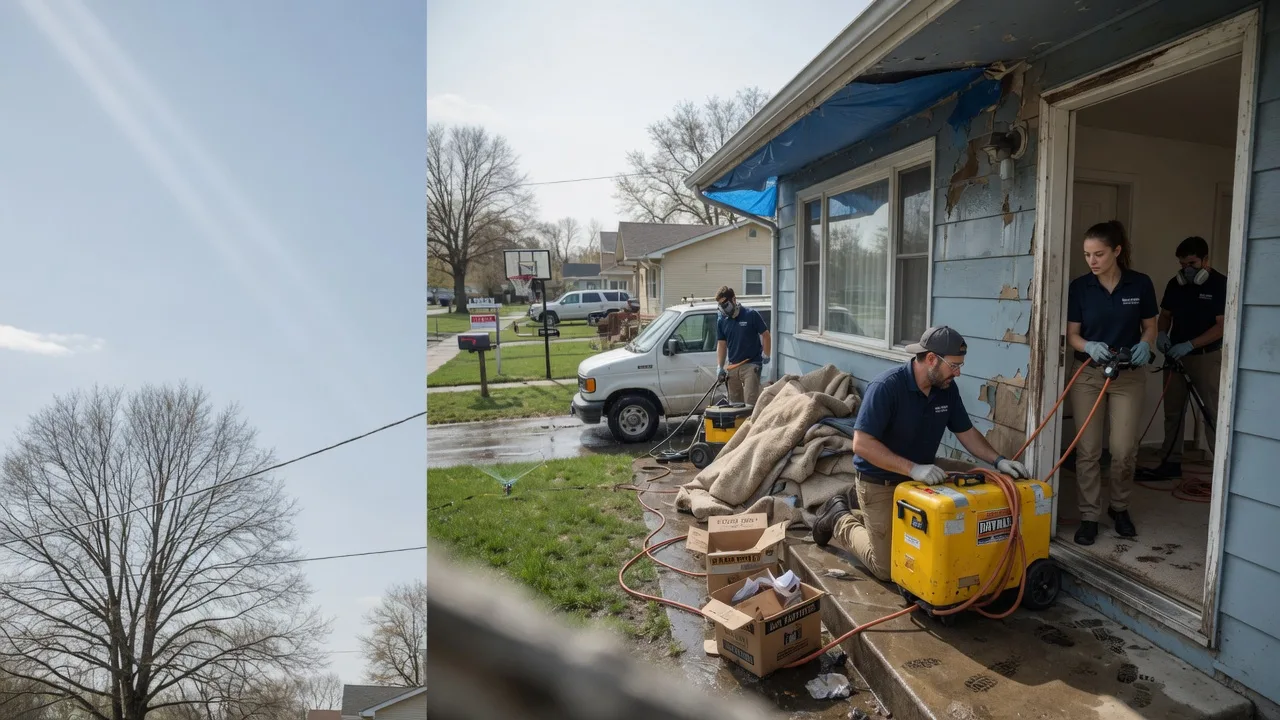 Basement Flood Cleanup in New Washington, OH near me